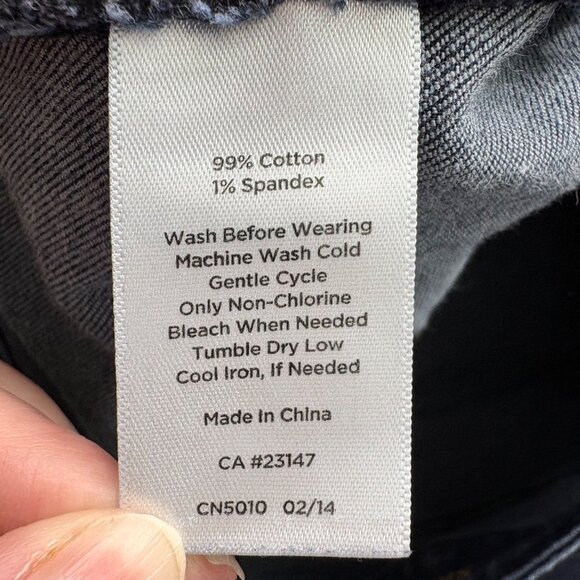 Talbots Signature Ankle Jeans Womens 16 Blue Stretch‎ 36x27.5 Cowgirl Comfy - Picture 3 of 11